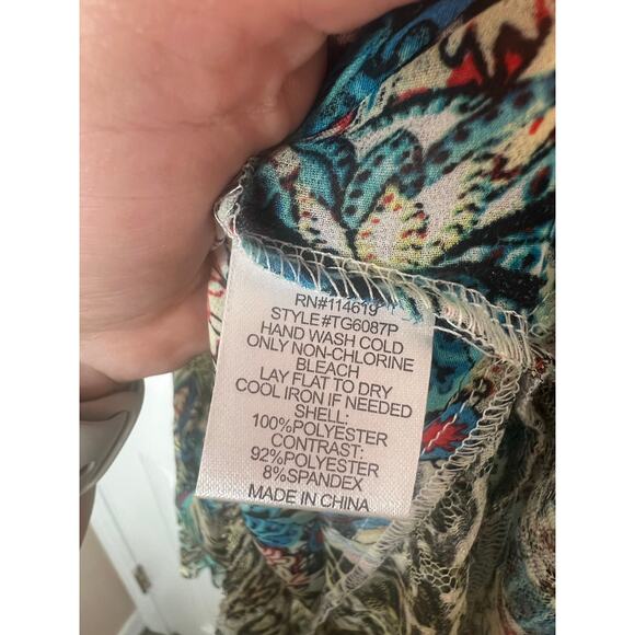 Mushka Sienna Rose Anthropologie Women's Multicolored Blouse Tank Top Size PS - Picture 8 of 8